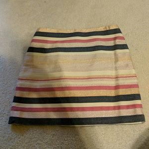 J. Crew striped skirt